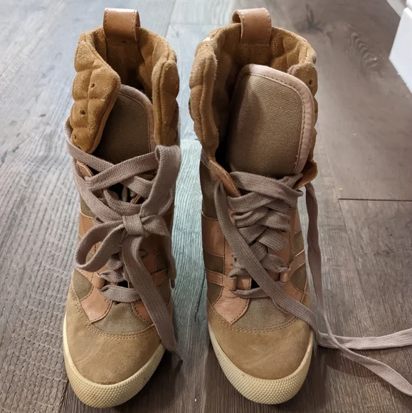 Chloe wedge sneakers/booties - Picture 1 of 6